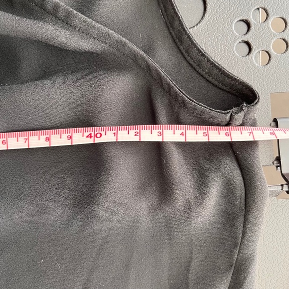 Dressy sheer black high collar tank top - Picture 10 of 10